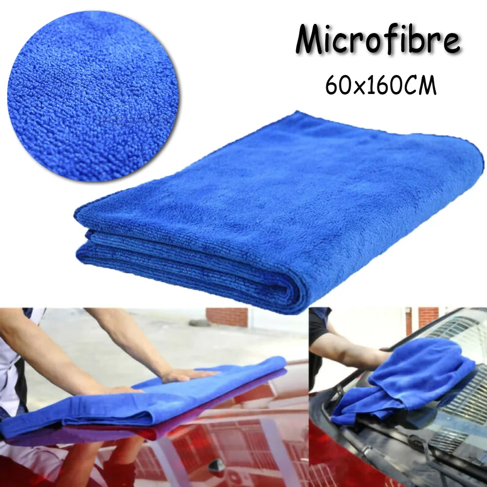 

60*160cm Auto Wiping Rags Large Microfibre Car Detailing Cleaning Soft Cloths Towel Rag Super Absorbent Home Cleaning Towels