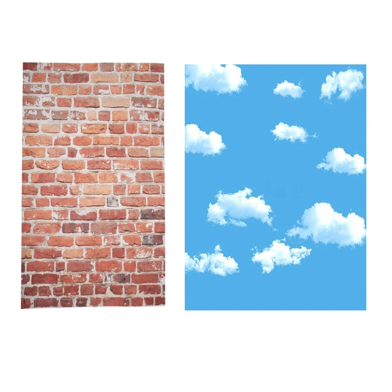 Фон для студийной фотосъемки с изображением голубого неба белого облака 3x5 футов