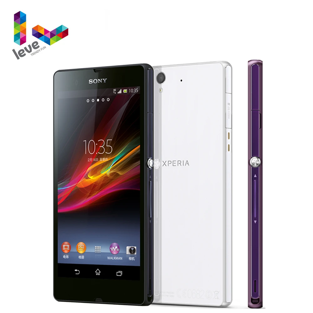 Разблокированный смартфон Sony Xperia Z L36h C6603 4G LTE мобильный телефон 5 0 дюйма 2 Гб ОЗУ 16