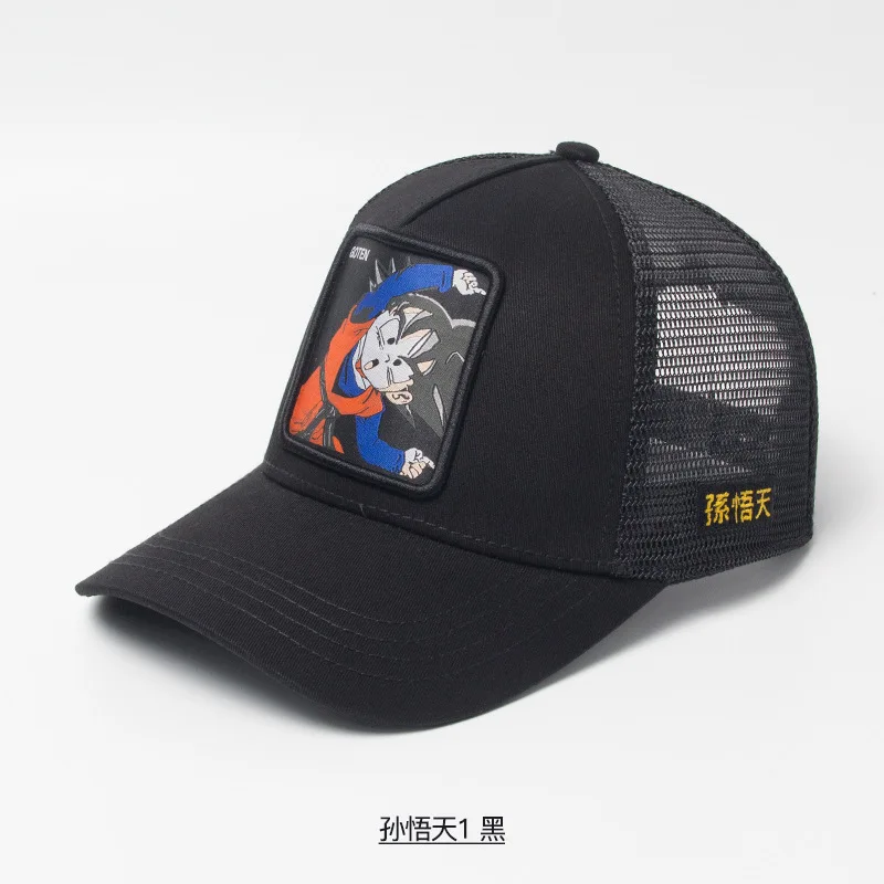 Популярный бренд Goku супер 12 стилей Dragon Ball Snapback хлопковая бейсбольная кепка для мужчин и женщин хип-хоп папа сетчатая шапка бейсболка дропшиппинг - Цвет: Сиренево-синего цвета