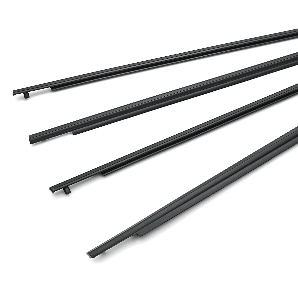 

4 Pcs Car Door Glass Window Moulding Trim Weatherstrip Rubber Seal Belt Weather Strip For Toyota Corolla 2007~2014