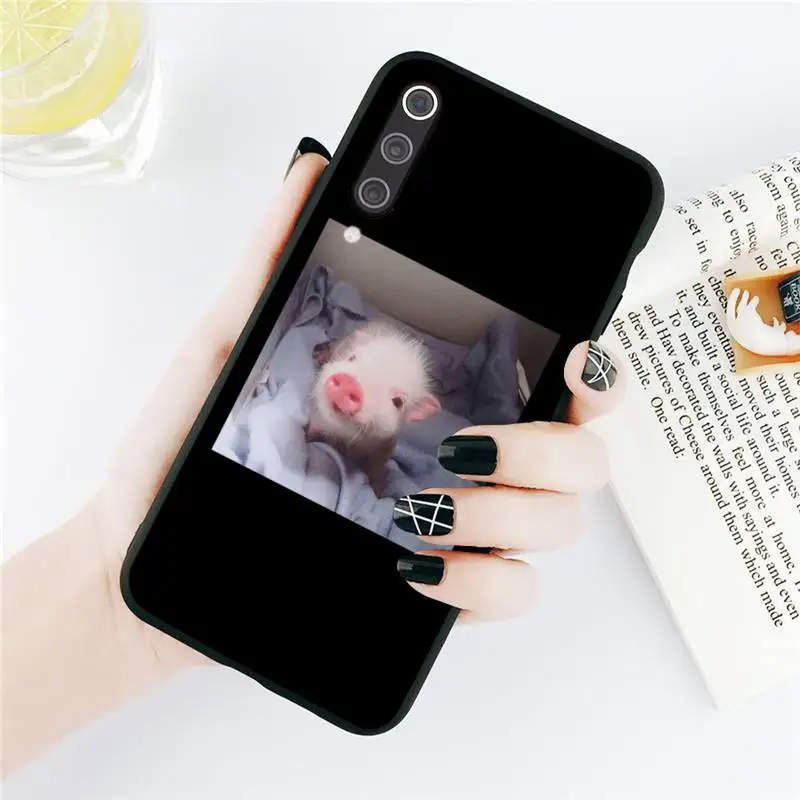

Pet pig cute animal Phone Case For Xiaomi Redmi note 7 8 9 t k30 max3 9 s 10 pro lite Luxury brand shell funda coque