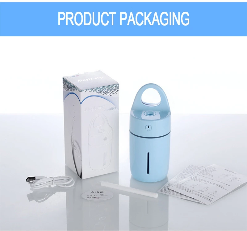 

Air Humidifier Aroma Essential Oil Diffuser Ultrasonic with Grain 7Color Changing LED Lights for Office Home Night light Office