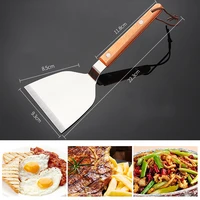 1 piece diy baking tool kitchen equipment spatula handle cooking stainless steel