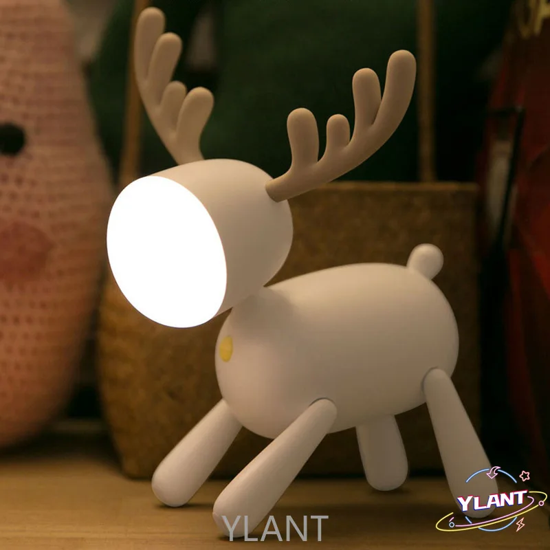 

SWT LED for Baby/Kids Room Cute Night Light Lamp Bedside Bedroom Decor Silicone Touch Sensor Soft Warm White Timer Sleeping