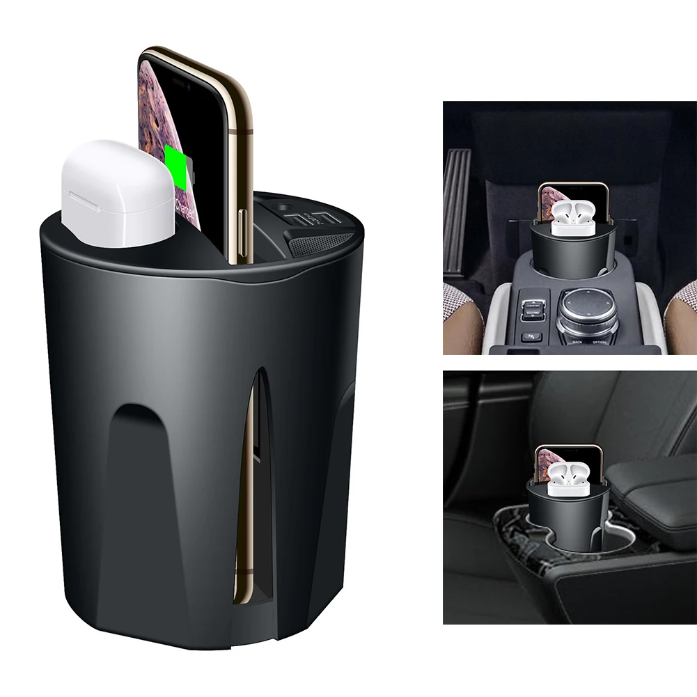 Автомобильное беспроводное зарядное устройство X9A с USB выходом 10 Вт быстрая