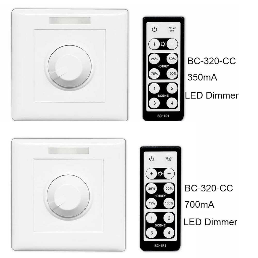 DC12-48V BC-320-CC 350mA/700mA постоянный ток PWM Тип регулятор яркости освещения одноканальный