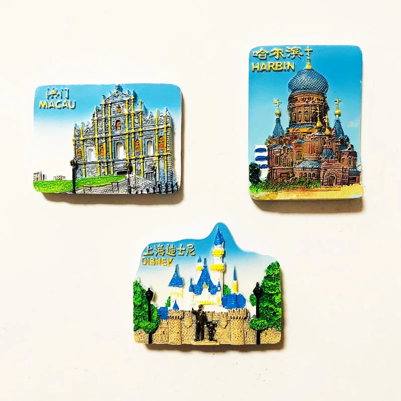 Магниты на холодильник Harbin магниты из Южной Кореи в Шанхае Кувейте Германия Taj Mahal