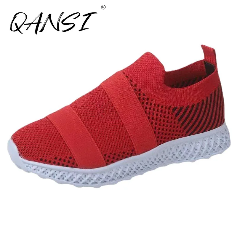 

New Casual Mesh Flat Women's Sneakers Outdoor Sports Breathable Light Women's Sport Shoes Non-slip Comfortable Women Shoes 2021