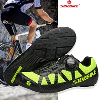 sidebike mountain bike shoes spd road cycling shoe bicycle breathable leisure mtb non slip ultralight auto lock bike shoes 36 46