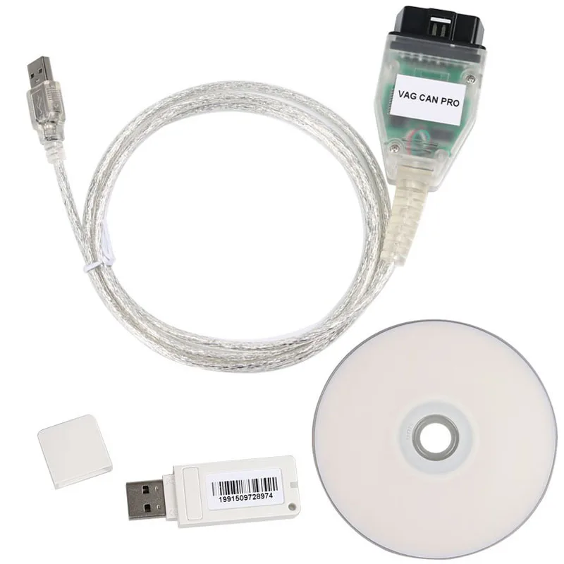 VAG CAN PRO V5.5.1 с чипом FTDI FT245RL VCP OBD2 Диагностический интерфейс USB кабель поддержкой Can