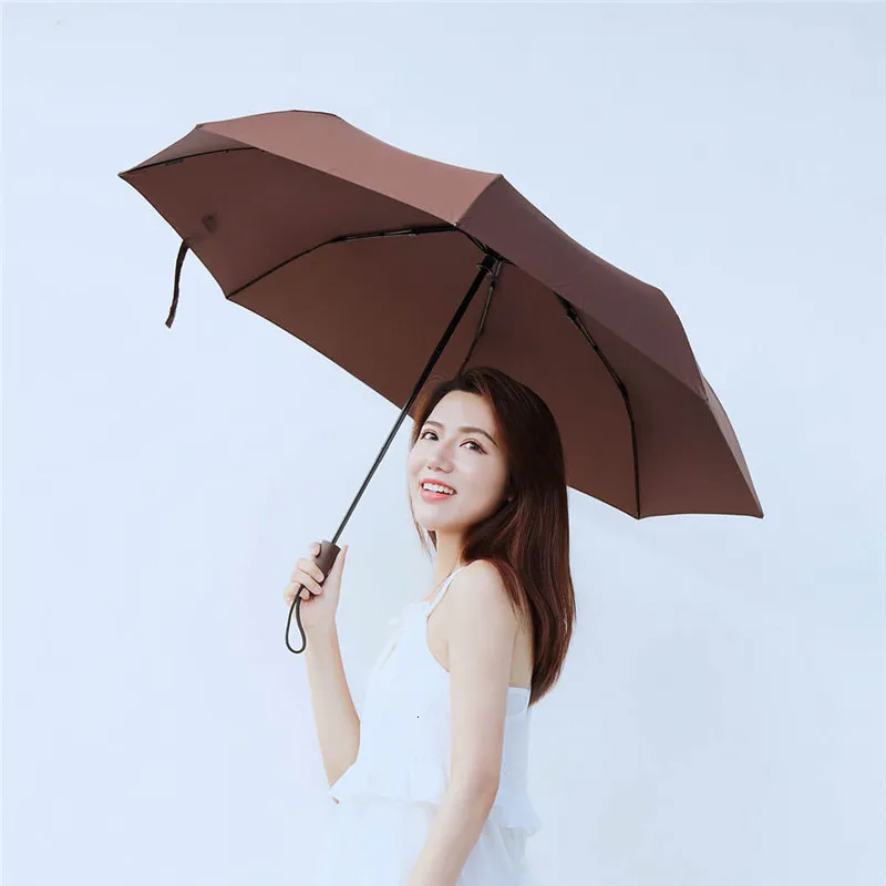 Складной зонт от солнца и дождя Xiaomi Lsd для мужчин женщин большая прочная рама