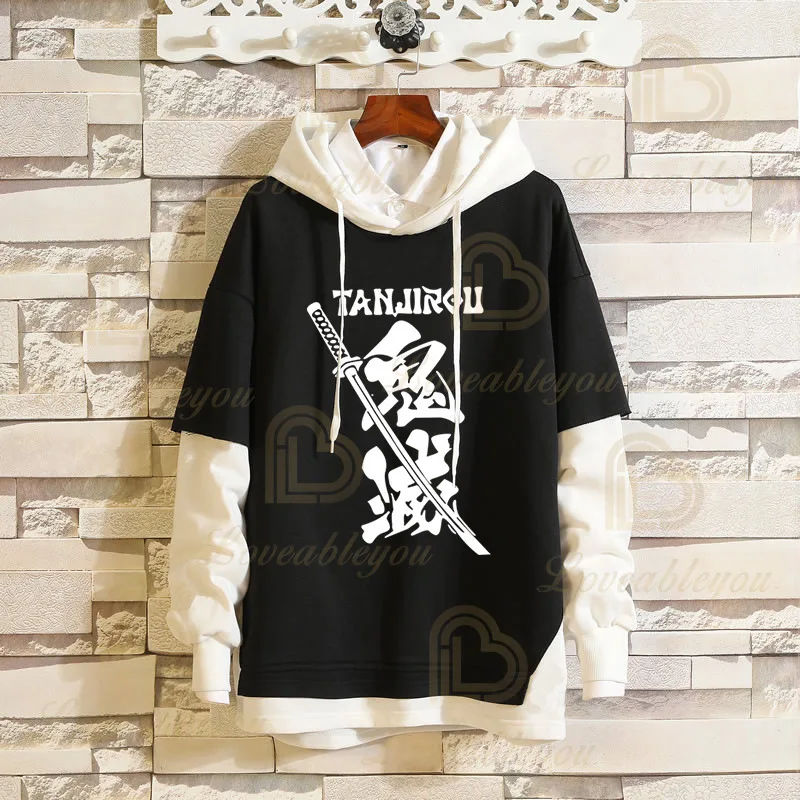 

Kamado Tanjirou Cosplay Jackets Men Women Coats Demon Slayer: Kimetsu No Yaiba Hoodie Cosplay Hooded Sweatshirts
