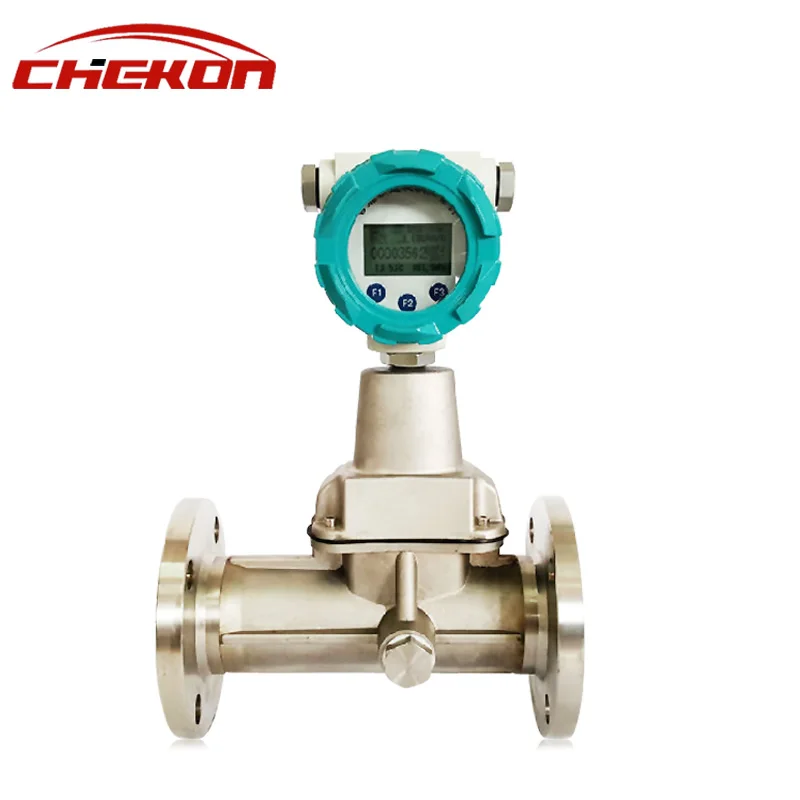 

Intelligent precession vortex flowmeter aluminum alloy stainless steel LUX natural gas hydrogen oxygen meter