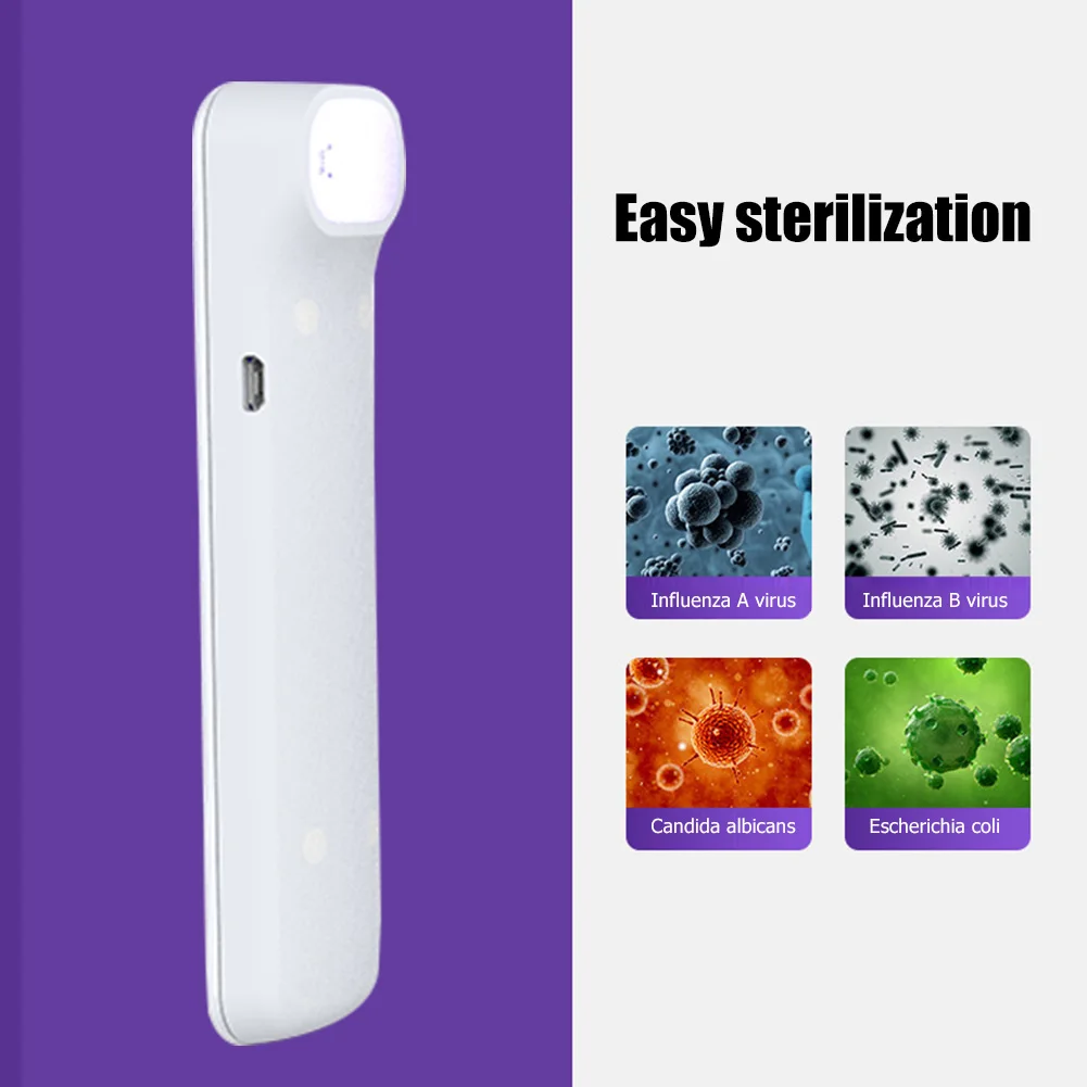 Портативный мини-ультрафиолетовой бактерицидной лампы бытовые UVC стерилизации