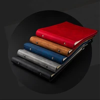 a4b5 horizontal loose leaf notebook notepad soft leather plan book cornell notepad creative mind map notebook gift for youth