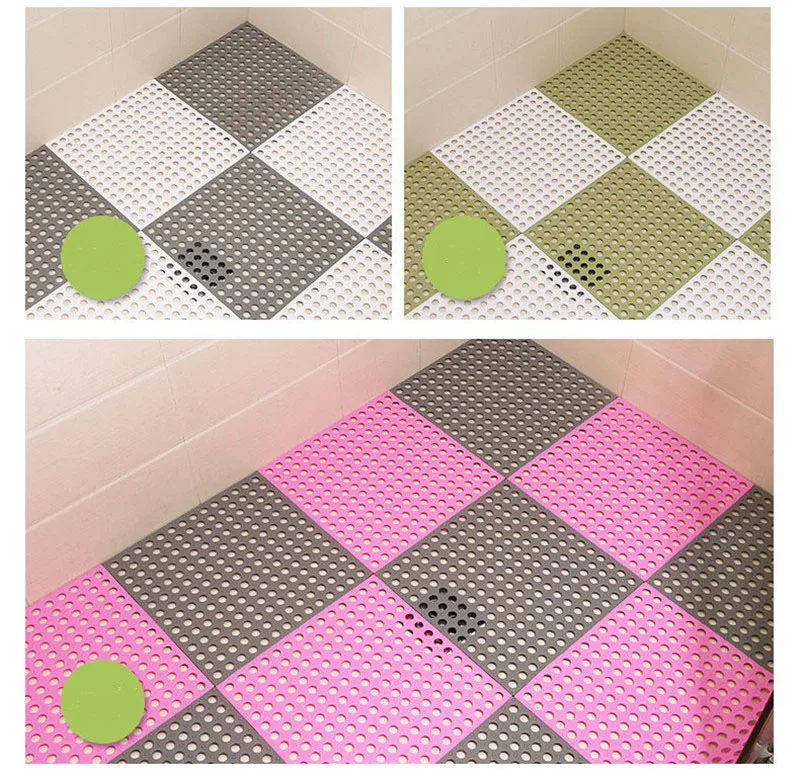 Горячий 30x30 см Коврик для пола из ПВХ Кухня Ванная комната дверной коврик напольный коврик Бытовая Кухня Ванная комната нескользящий коврик DIY Коврик для ванной