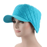 fibonacci 2018 new mens womens winter hat windproof windbreaker fabric warm ear protection plus velvet thick baseball cap