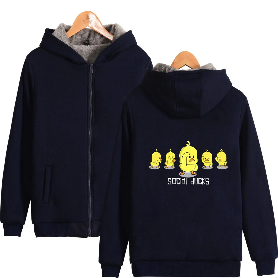 Новинка 2019 горячая распродажа SOCIDL DUCKS Team уплотненные хлопковые парки на молнии