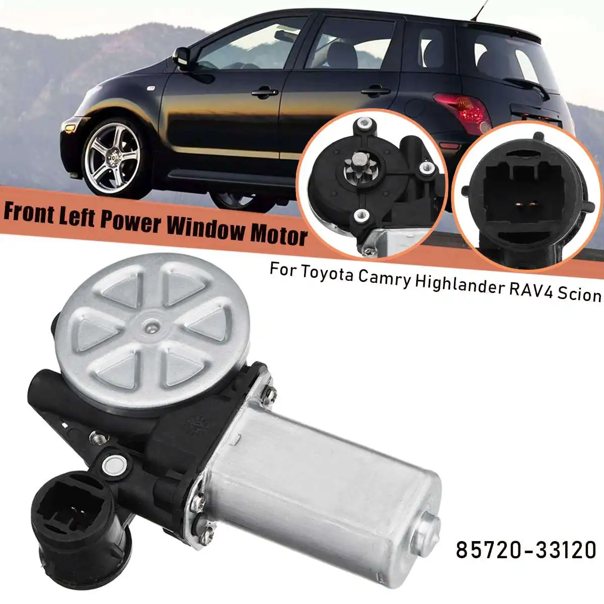 Передний правый левый пассажирский электромотор окна для Toyota RAV4 Camry Highlander Scion