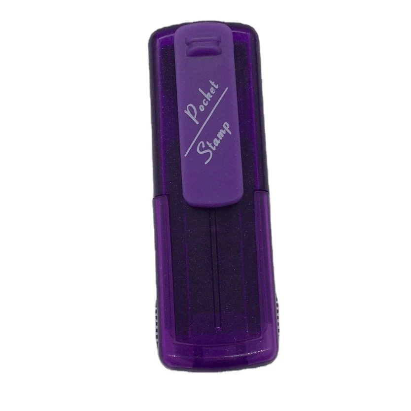 Персонализированный пользовательский флэш-резиновый карман имя или штамп для