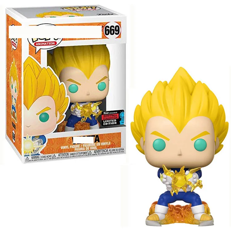 Funko pop ular супер Драконий жемчуг Гоку VegetaVinyl фигурка куклы игрушки для подарки на день рождения
