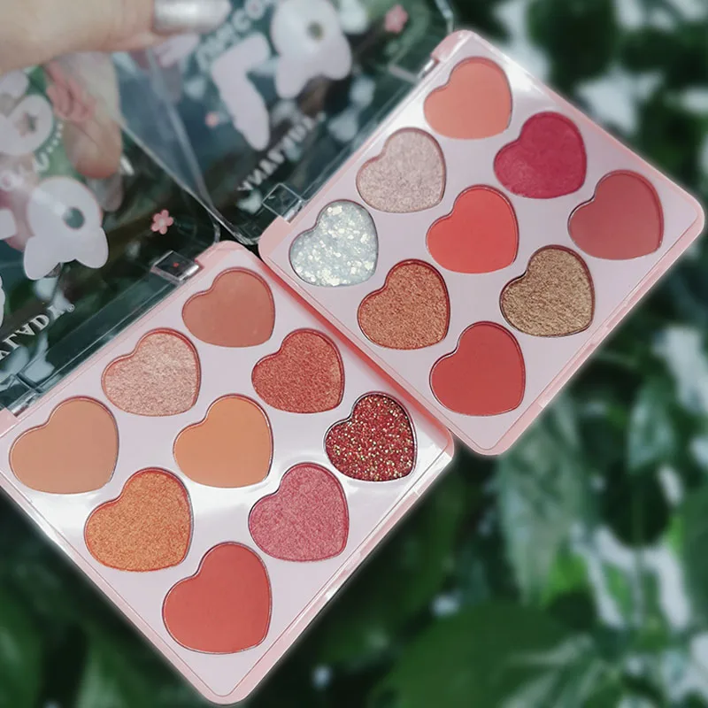 

9 Color Matte Eye Shadow Palette Waterproof Long-lasting Eyeshadow Natural Eye Shadow Shimmer Shiny Eye Makeup Cosmetic TSLM1