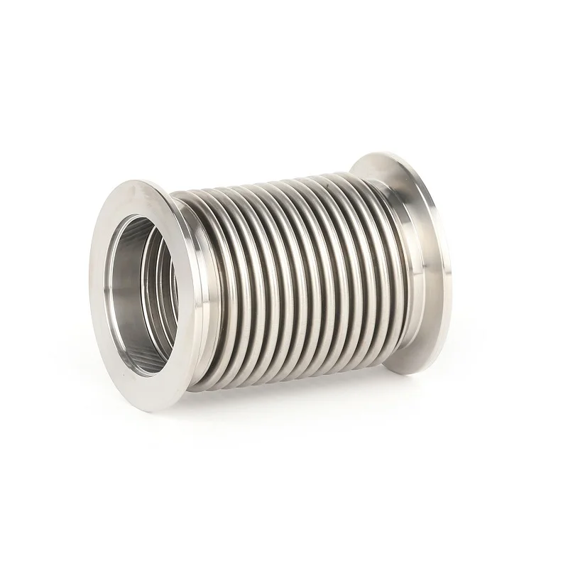 

KF-16/25/40/50 100/150/200/400/500/800/1000mm Length Vacuum KF Tri Clamp Braided Soft Tube Bellow For Homebrew SUS 304 Stainless