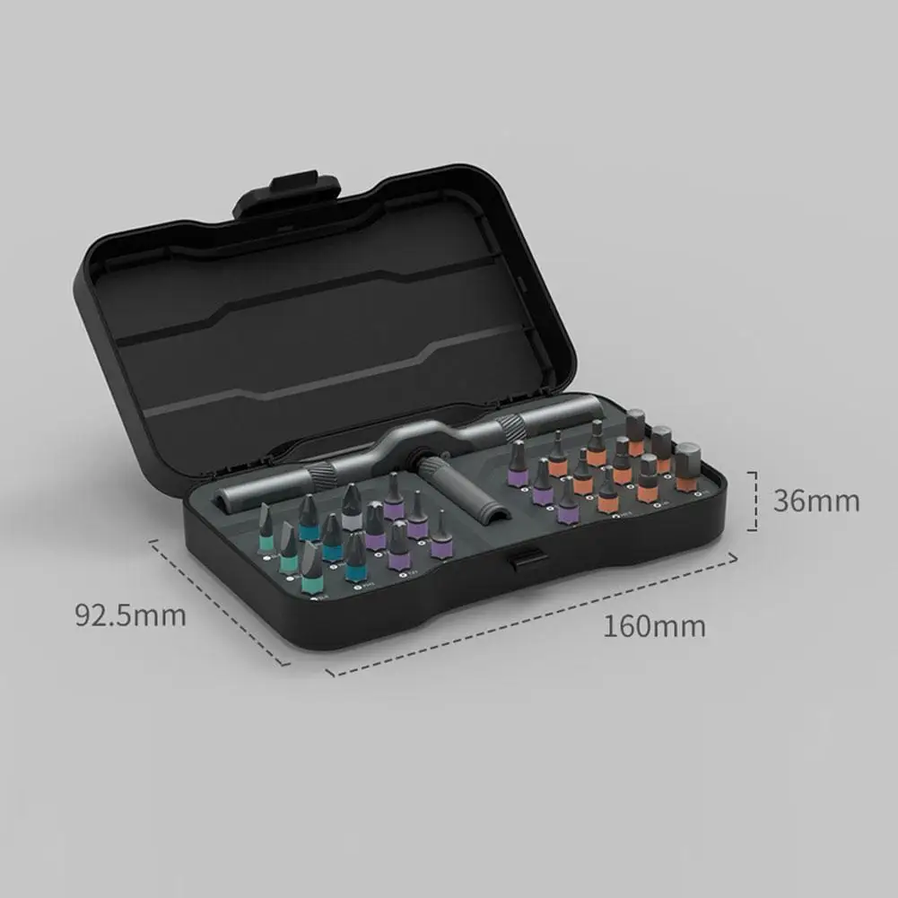 

24 In 1 Screwdriver Ratchet Set Multi-purpose Ratchet Tool Household Screwdriver Set Bits DIY Magnetic Tools Repair S2 Wren S5U9