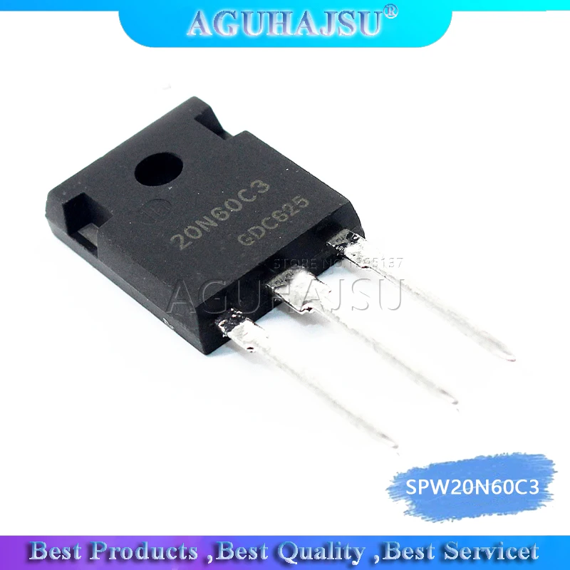 5шт SPW20N60C3 20N60C3 N-Channel TO-247 новый оригинал | Электронные компоненты и принадлежности