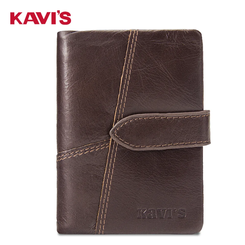 KAVIS Rfid из натуральной кожи для женщин женские кошельки женский кошелек сумочка с