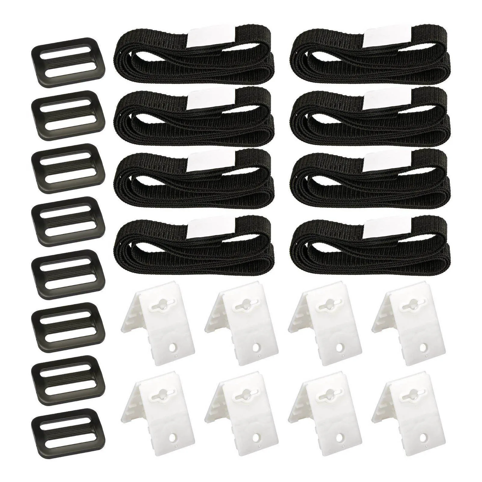 

Pool Solar Cover Reel Attachment Kit For In Ground Swimming Pool 24-piece Solar Pool Cover Reel Fitting Kit Accessories