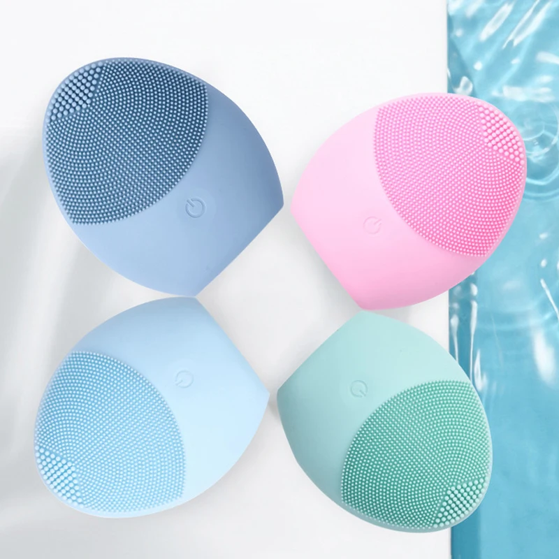 Легкая силиконовая щетка для очищения лица электрическое очищающее средство
