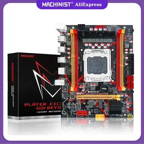 MACHINIST X79 материнская плата LGA 2011 поддержка Xeon E5 2689 2650 V2 ЦПУ процессор DDR3 ECC ОЗУ память M.2 NVME USB 3,0