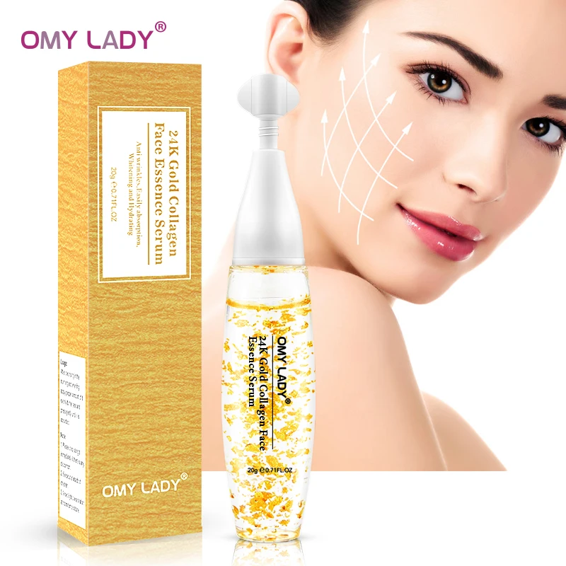 OMY LADY 24K Gold face serum essence moisturizing hydrating anti-aging anti-wrinkles newest tendering lifting firming | Красота и