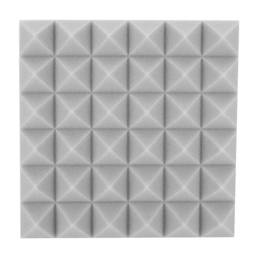6Pcs Pyramid Shape Sound-Absorbing Foam Acoustic Panels Soundproofing for Piano Room Studio | Обустройство дома