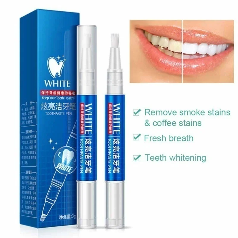

Pure Natural Teeth Whitening Gel Pen Oral Care Remove Stains Cleaning Whitener Tools