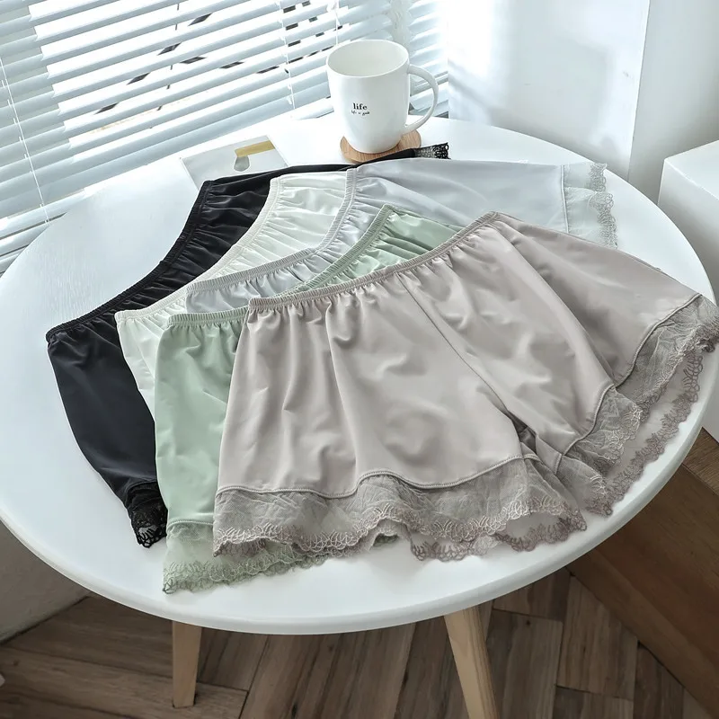 

Fashion Shorts For Women Summer Casual Loose Solid Color Lace Leggings Shorts