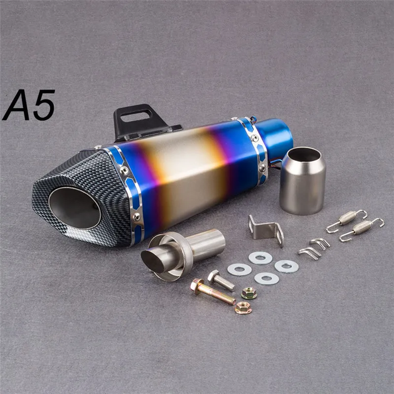 Глушитель выхлопной трубы мотоцикла 51 мм маленький шестигранный с глушителем