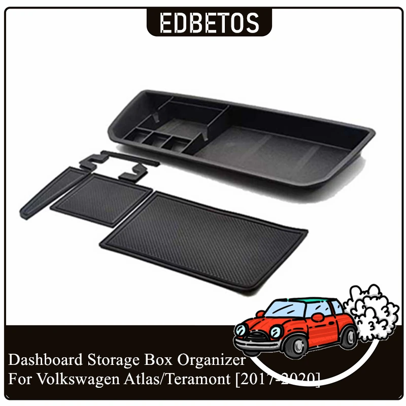 

For VW Volkswagen Atlas Teramont 2017 2018 2019 2020 Car Styling Dashboard Storage Organizing Box Organizer Case