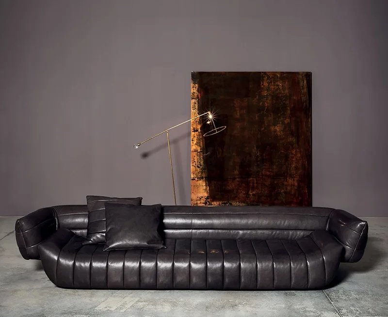 10 шт. в упаковке диван Миланского дизайна с рулонным подлокотником | Мебель