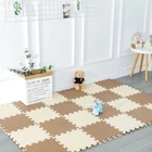 Детский игровой коврик, однотонные коврики-пазлы из пены ЭВА, детские коврики для пазлов 30x30x1 см для спальни, защитные коврики для пола (без краев)