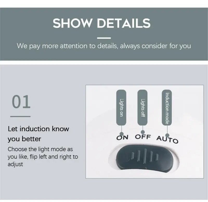 

Mini Night Light Ball COB LED PIR Motion Sensor 360 Rotating Induction Nightlight Lamp Rechargeable/Battery Wall Lamp Light