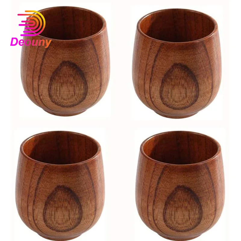 Деревянные чайные чашки DEOUNY натуральная чашка 1 шт. кофейная винная для питья