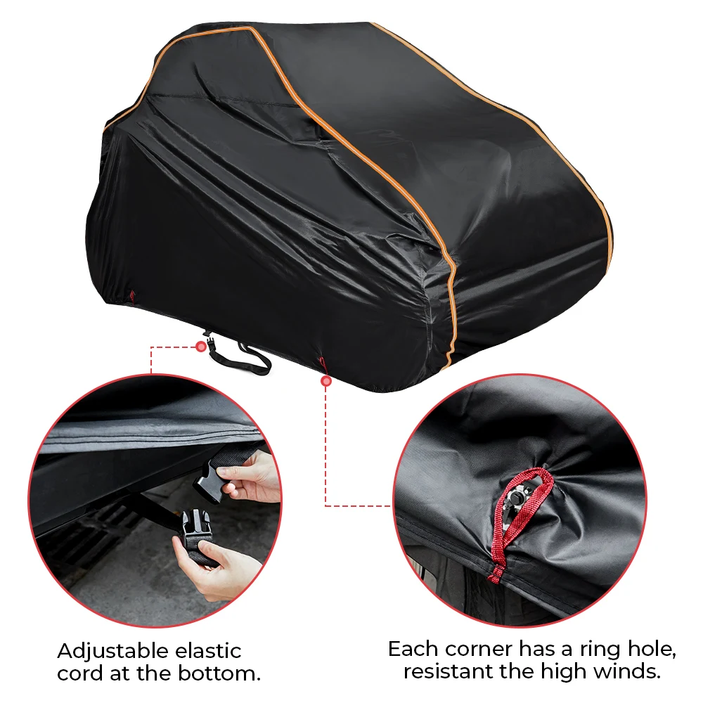 2 Passenger 420D Utility Vehicle Storage Cover UTV Compatible with Polaris RZR 500 800 900 1000 xp 2013 - 2020 2017 2018 2019