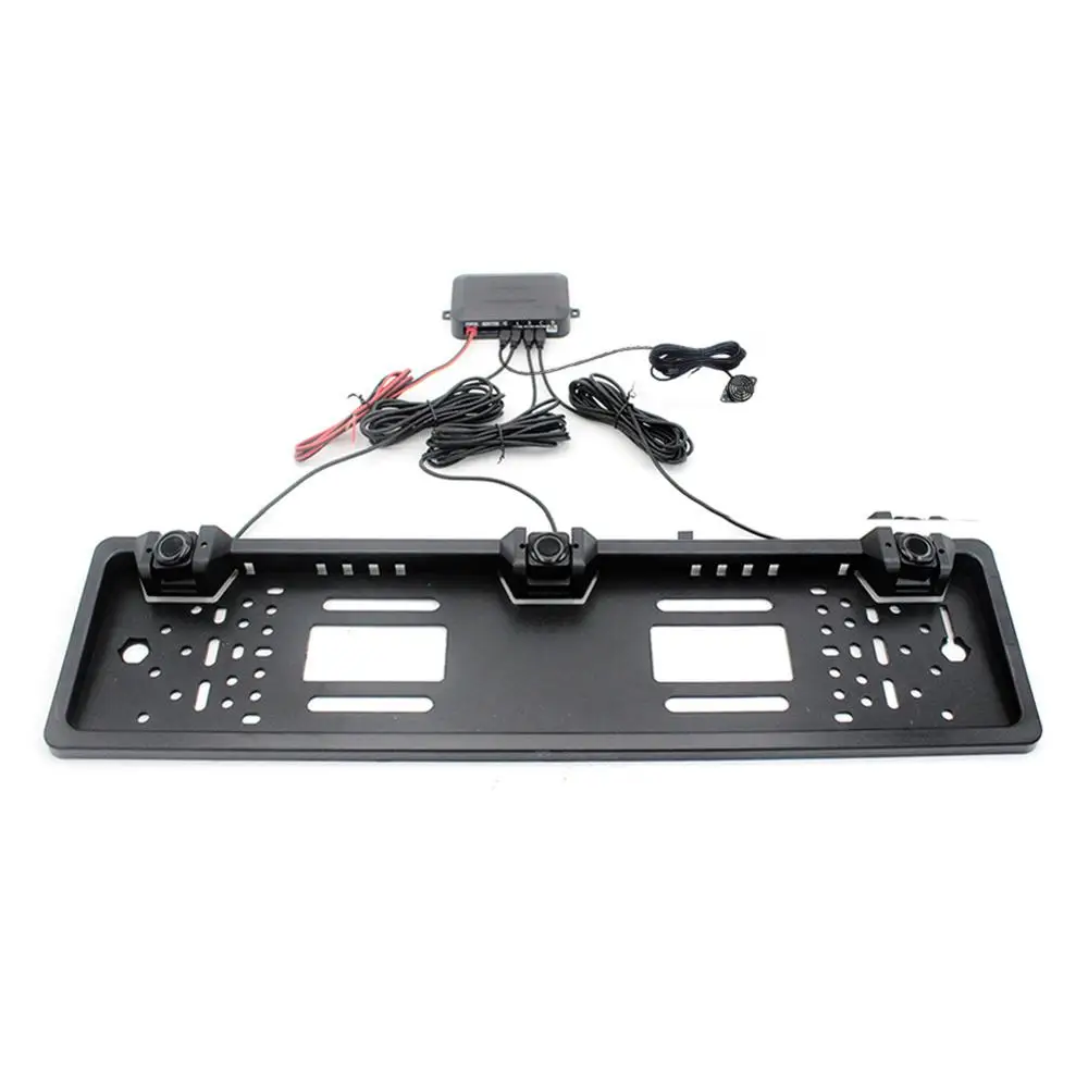 Universal Car License Plate Frames With Radar Detector Sensor Kit Goods For Eu Europe Numbers BMW Ford Focus Peugeot | Автомобили и