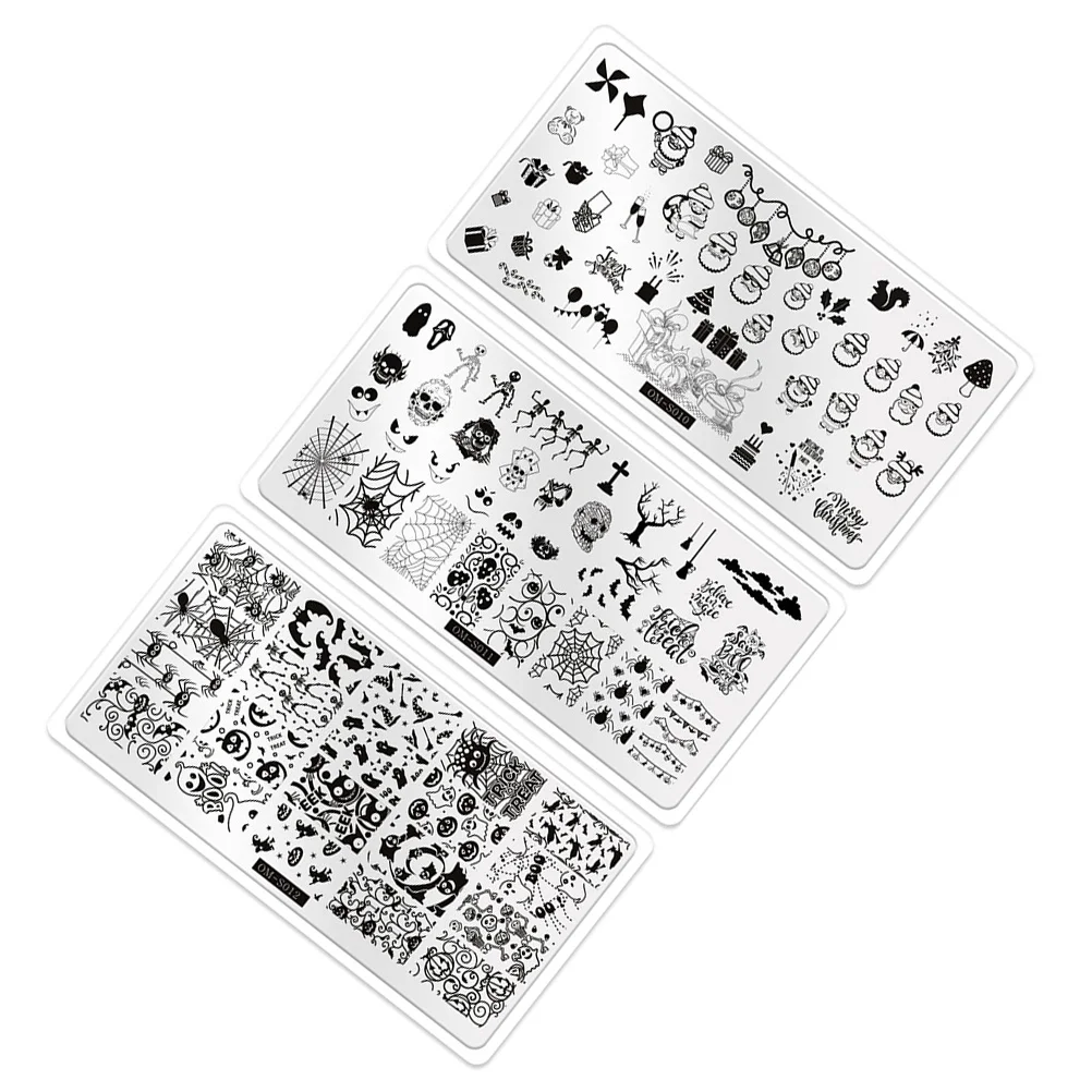 Наклейки для дизайна ногтей Рождественские Элементы художественные