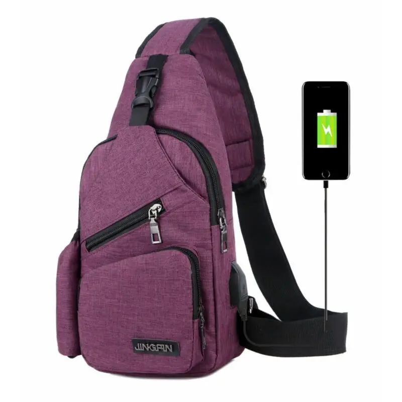 Сумка на плечо для мужчин и женщин нейлоновая слинг сумка нагрудной мешок через