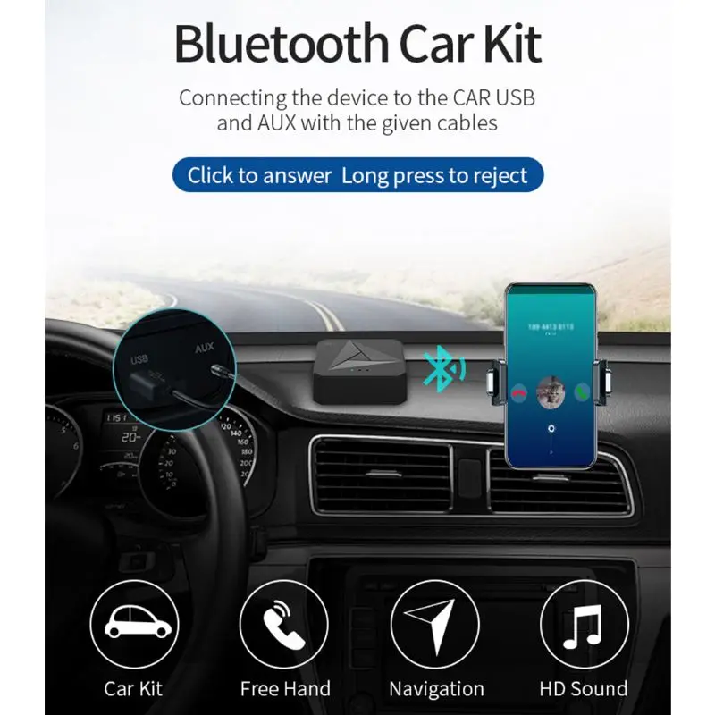 Новый Настольный Bluetooth-приемник NFC BT передатчик Bluetooth 5 0 3 мм AUX разъем RCA |