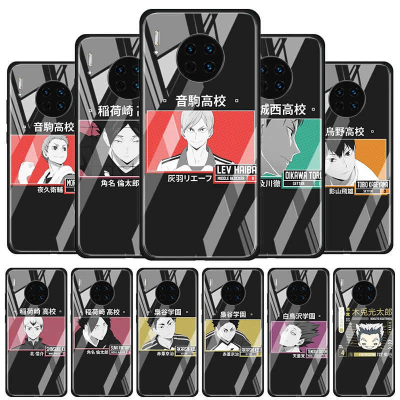 

Haikyuu Hinata Anime Tempered Glass Cover For Huawei Y6 Y7 Y9 Y5P Y6P Y8S Y8P Y9A P Smart Z 2019 2020 2021 Phone Case